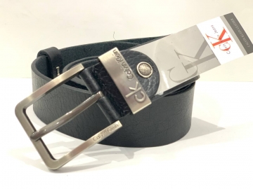 Брендовый мужской ремень Calvin из натуральной кожи Р-270