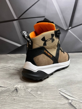 Зимние мужские комбинированные ботинки Under armour на меху Т-882