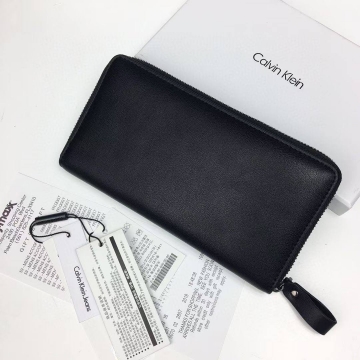 Стильный мужской длинный кошелек Calvin на молнии К-120