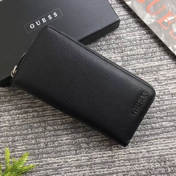 Мужской кожаный клатч Guess на молнии К-122