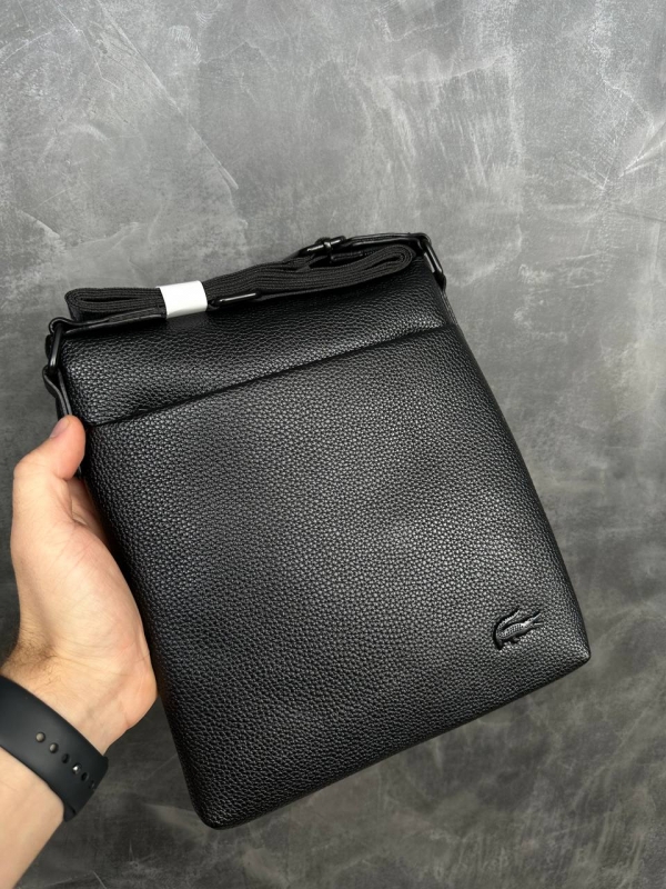 Стильна чоловіча сумка Lacoste через плече S-97