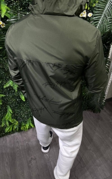 Ветровка мужская Tommy в цвете хаки К-1251