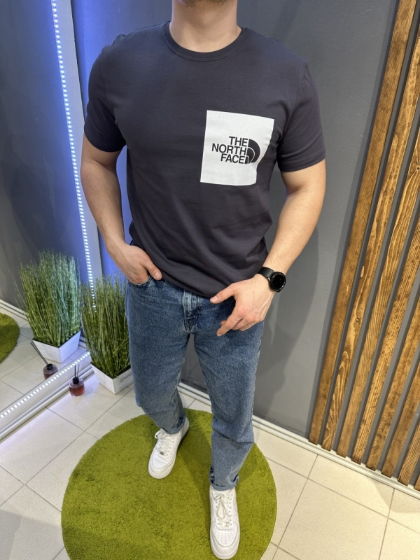 Модна футболка TNF графіт Ф-1345