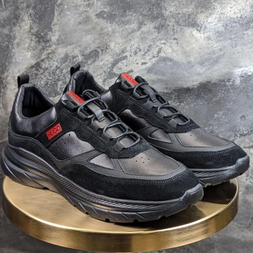Кожаные мужские кроссовки Boss Т-929