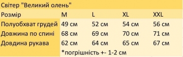 Червоний чоловічий новорічний светр із оленями Т-1197