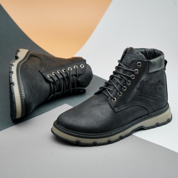 Качественные мужские теплые зимние ботинки Wrangler Т-987