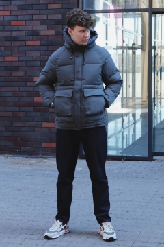 Мужская куртка Madiss на зиму в цвете графит К-1405