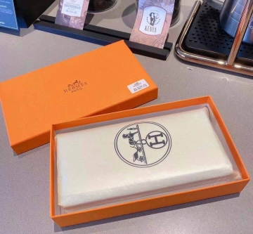 Брендовый длинный мужской кожаный клатч Hermes К-133