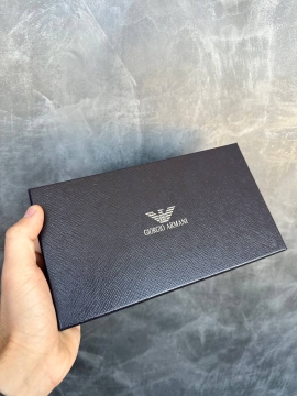 Чоловічий шкіряний клатч Armani на 2 змійках К-134