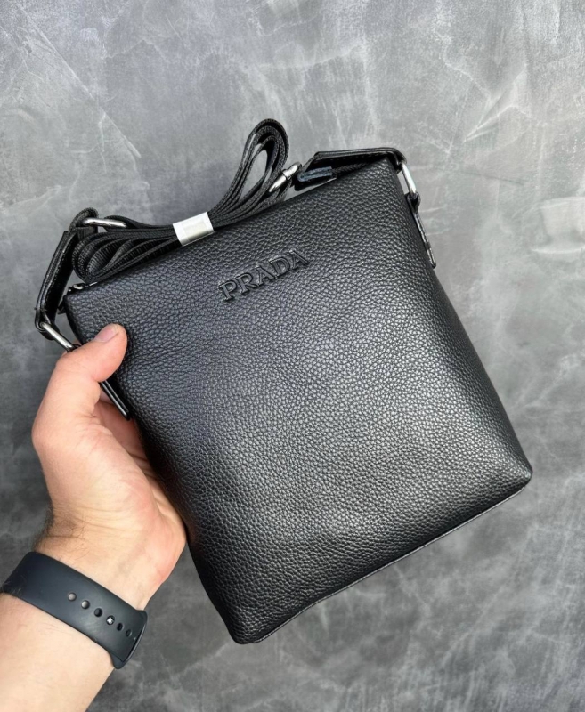 Мужская сумка Prada через плечо С-107