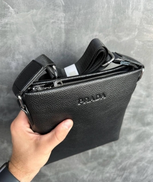 Мужская сумка Prada через плечо С-107