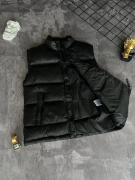 Черная мужская брендовая мужская жилетка TNF К-1434