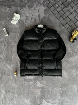 Черная мужская брендовая мужская жилетка TNF К-1434