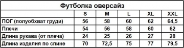 Черная базовая мужская оверсайз футболка Ф-1464