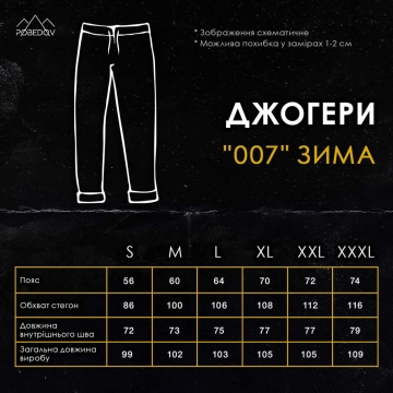 Черные теплые мужские штаны джогеры на флисе Б-695