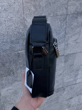 Чоловіча шкіряна брендова сумка Armani через плече S-111