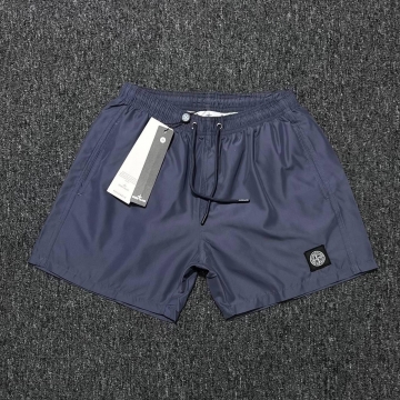 Темно синие мужские плавательные шорты Stone Island С-736