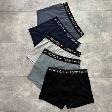 Брендовые мужские трусы Tommy комплект из 5шт Т-73