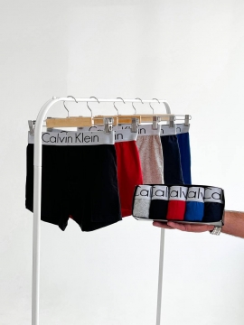 Набор мужских брендовых трусов Calvin 5 штук Т-75
