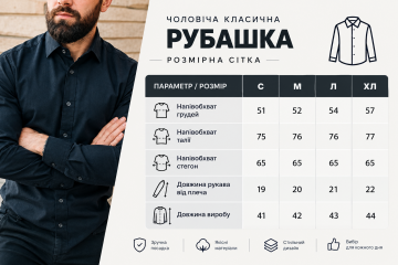 Белая мужская рубашка в горох с длинным рукавом Р-1604