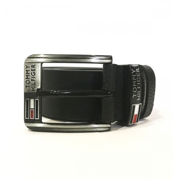 Кожаный мужской ремень Hilfiger Р-128 (Гладкая кожа)
