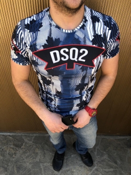 Модне літнє футболка Dsquared Ф-455