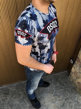 Модне літнє футболка Dsquared Ф-455