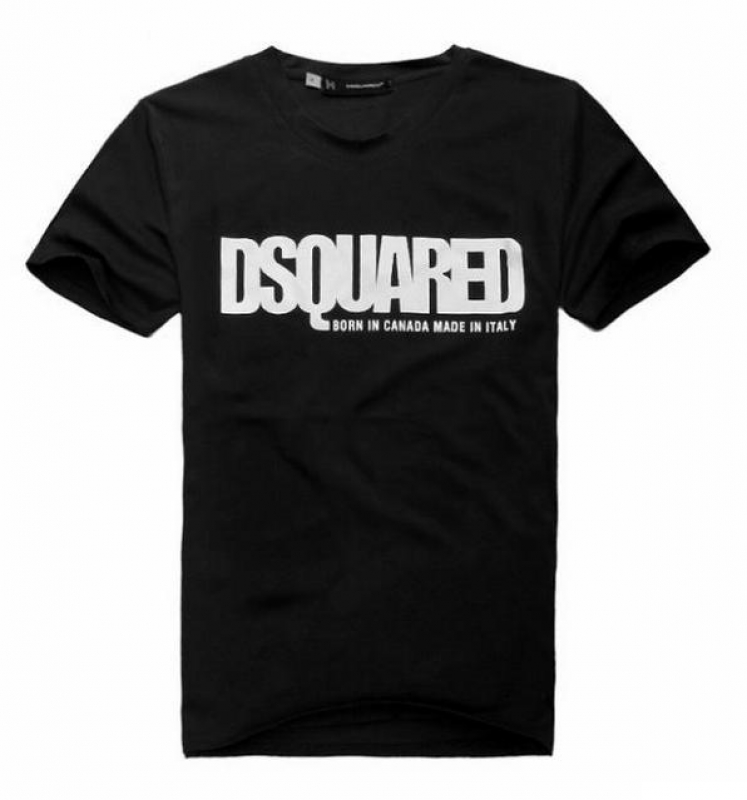 Черная мужская футболка Dsquared (S размер) Ф-460