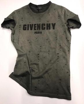 Модная серая футболка Givenchy Ф-462