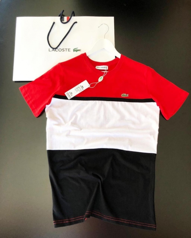 Брендовая футболка поло Lacoste Ф-463