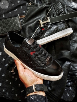 Мужские кроссовки Gucci с белой подошвой Т-235