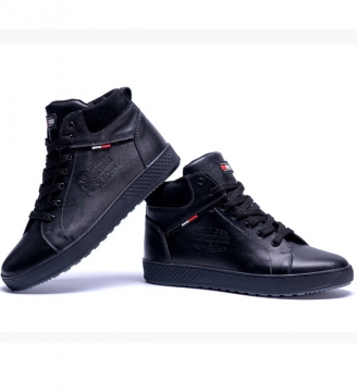 Кожаные зимние ботинки Hilfiger Т-249
