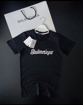 Однотонна брендова футболка Balenciaga Ф-489