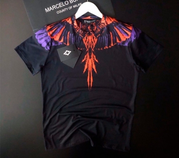 Черная футболка Marcelo Burlon Ф-494