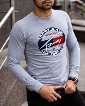 Сірий турецька светр HIlfiger Т-341