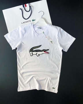 Брендовая мужская футболка lacoste (2 цвета) Ф-529