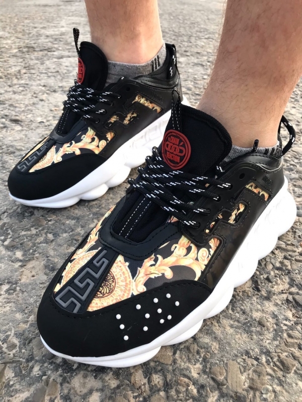 Модные мужские кроссовки Versace Т-274