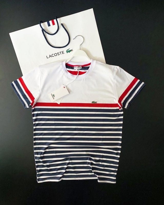 Стильна чоловіча футболка Lacoste Ф-541