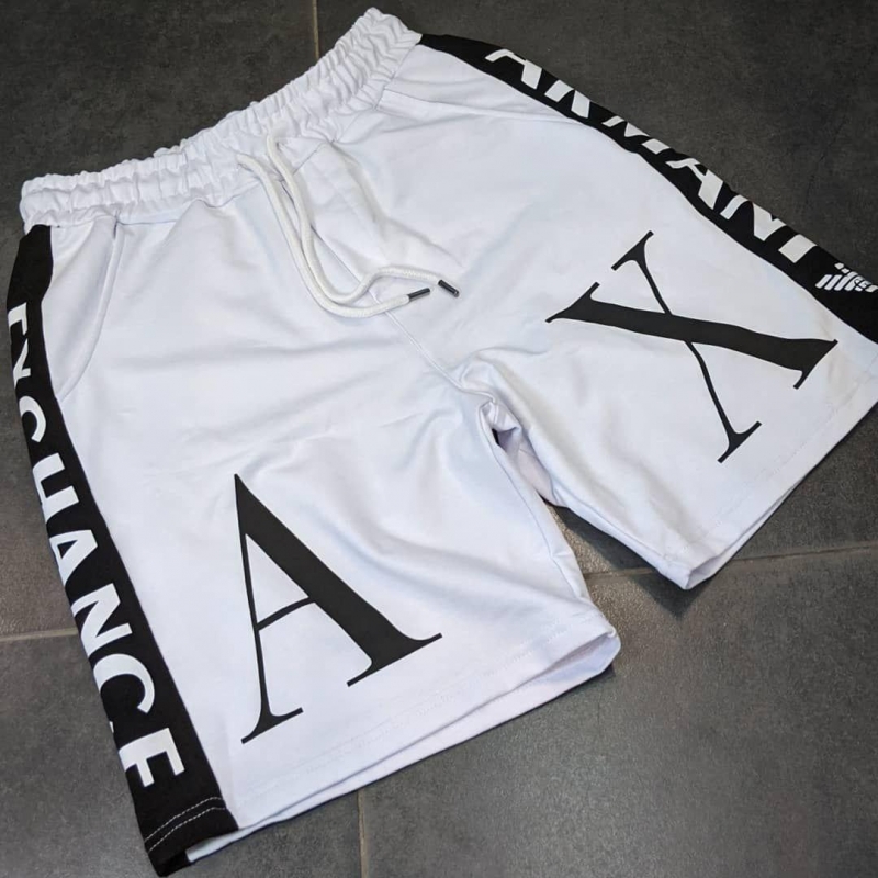 Белые мужские шорты Armani С-104