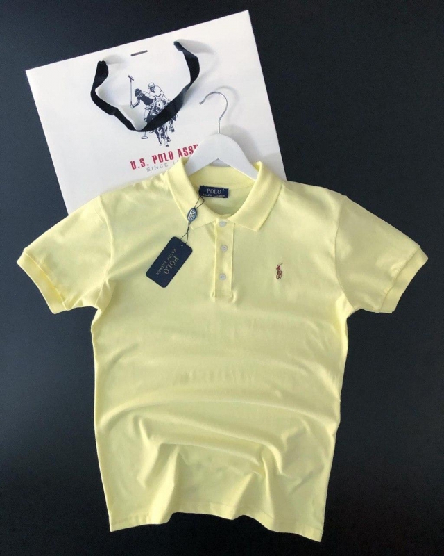 Мужская брендовая футболка поло Ralph Lauren Ф-649