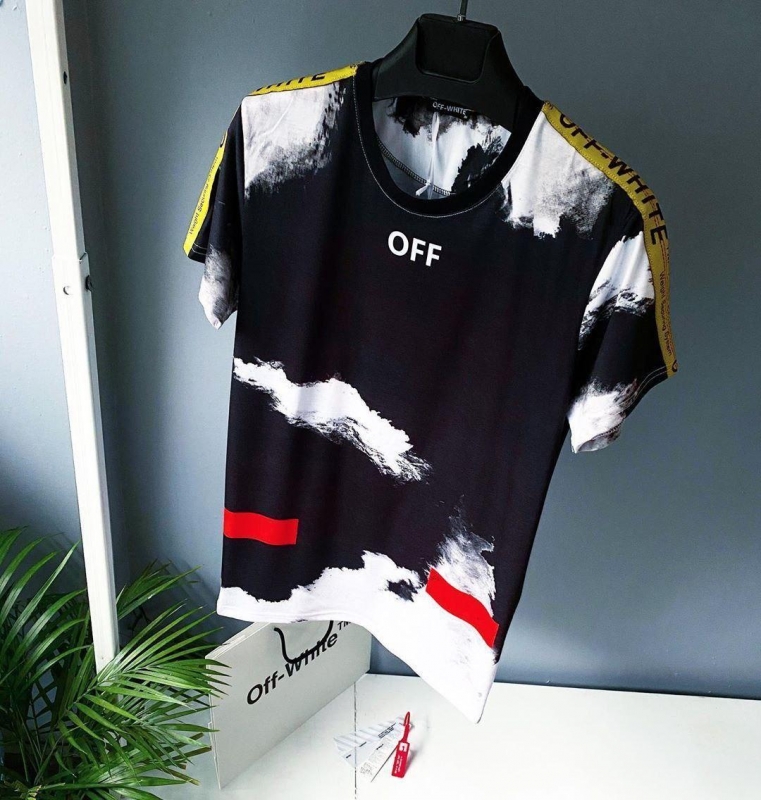 Молодежная брендовая футболка Off-White 2020 (2 цвета) Ф-654