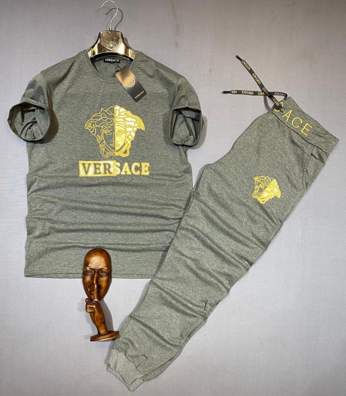 Спортивний чоловічий костюм Versace (штани і футболка) К-232
