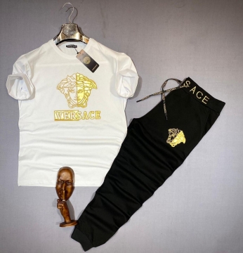 Спортивний чоловічий костюм Versace (штани і футболка) К-232