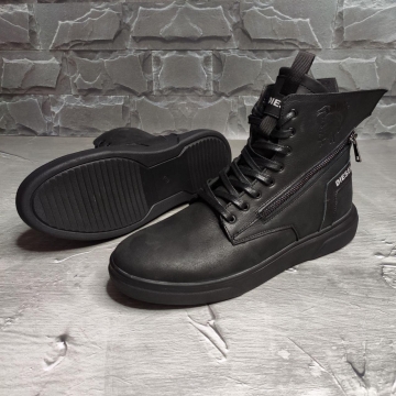Мужские кожаные зимние ботинки Diesel Т-323