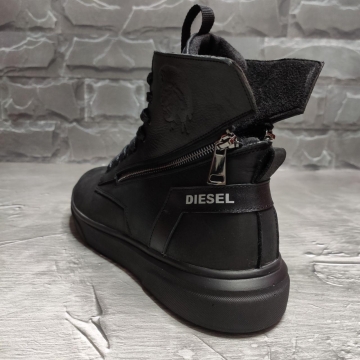 Мужские кожаные зимние ботинки Diesel Т-323