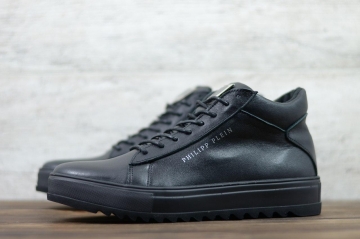 Мужские кожаные зимние кеды Philipp Plein Т-326
