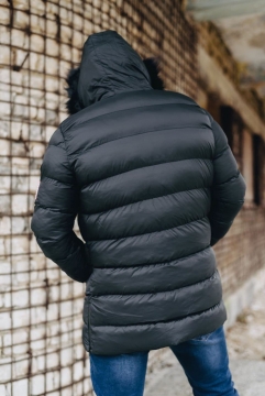 Стильная мужская зимняя куртка с мехом Canada Goose Z-313