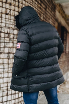 Стильная мужская зимняя куртка с мехом Canada Goose Z-313