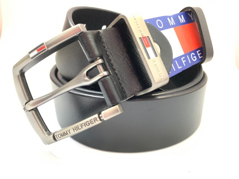 Стильный кожаный мужской пояс Hilfiger Р-211