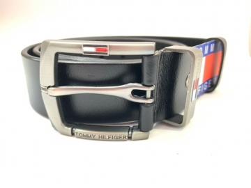 Стильный кожаный мужской пояс Hilfiger Р-211